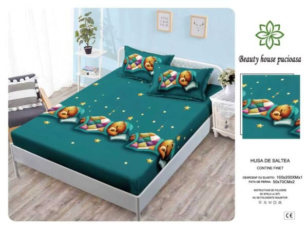Husa de pat din bumbac – Model Elegant | Karitex