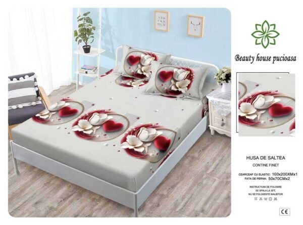 Husa de pat din bumbac – Model Elegant | Karitex