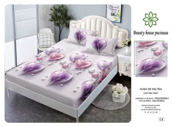 Husa de pat din bumbac – Model Elegant | Karitex