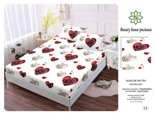 Husa de pat din bumbac – Model Elegant | Karitex