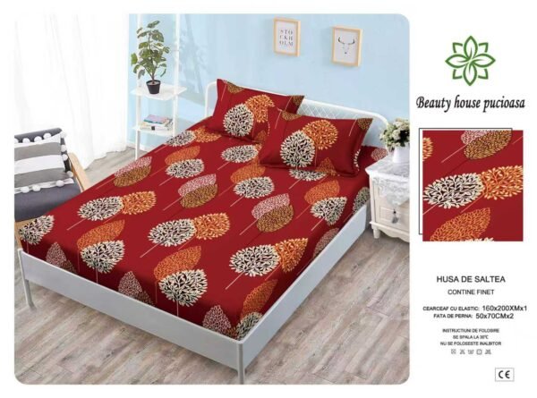 Husa de pat din bumbac – Model Elegant | Karitex