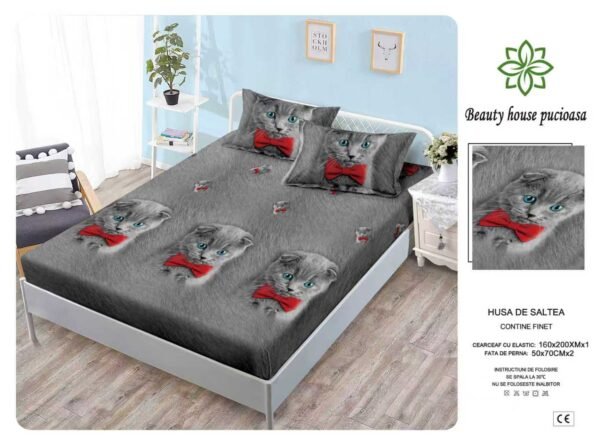 Husa de pat din bumbac – Model Elegant | Karitex