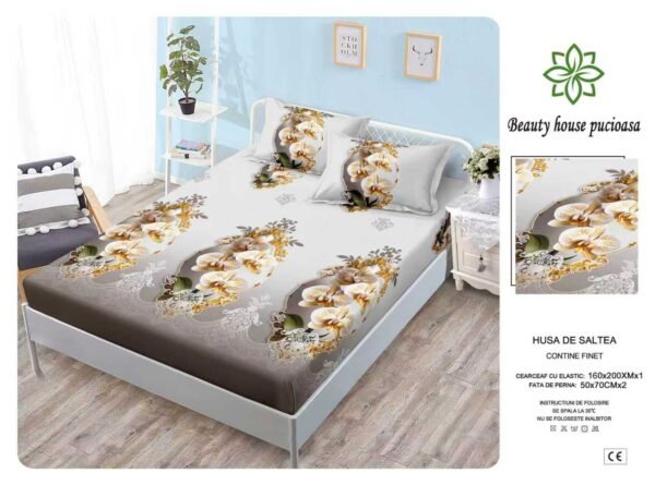 Husa de pat din bumbac – Model Elegant | Karitex