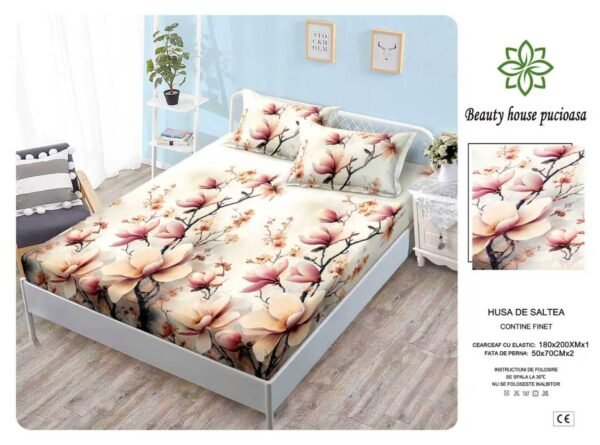 Husa de pat din bumbac – Model Elegant | Karitex