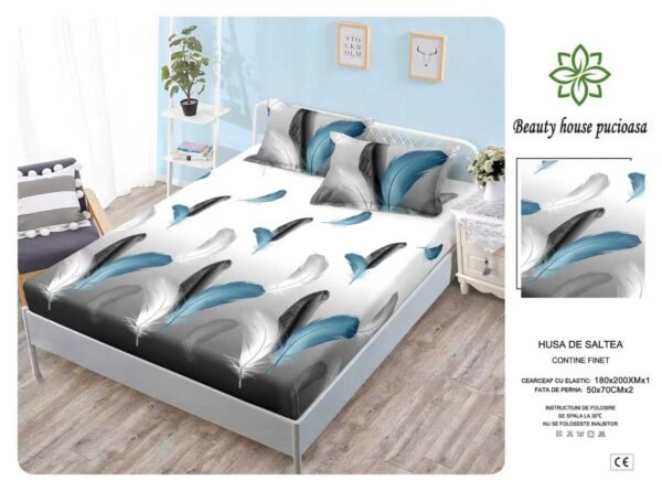 Husa de pat din bumbac – Model Elegant | Karitex