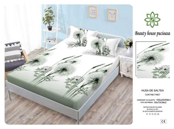 Husa de pat din bumbac – Model Elegant | Karitex