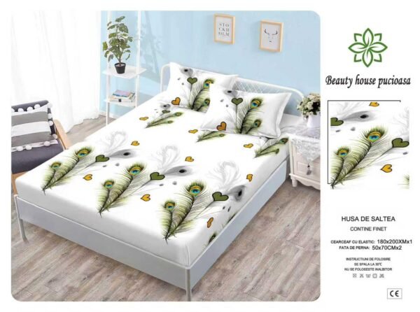 Husa de pat din bumbac – Model Elegant | Karitex