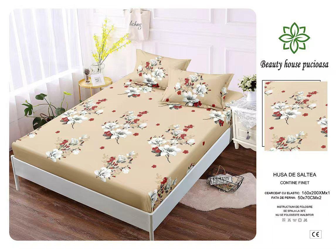 Husa de pat din bumbac – Model Elegant | Karitex