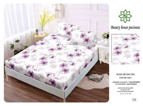 Husa de pat din bumbac – Model Elegant | Karitex
