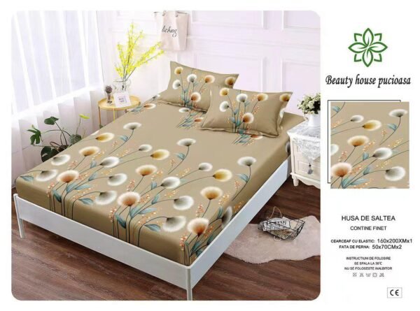 Husa de pat din bumbac – Model Elegant | Karitex
