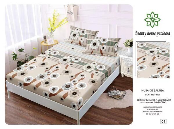Husa de pat din bumbac – Model Elegant | Karitex