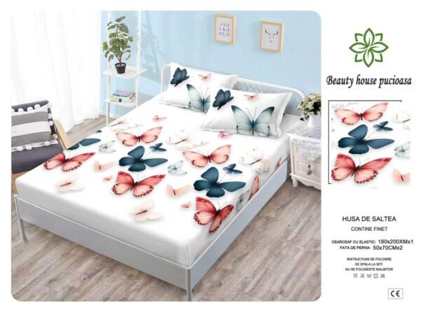 Husa de pat din bumbac – Model Elegant | Karitex