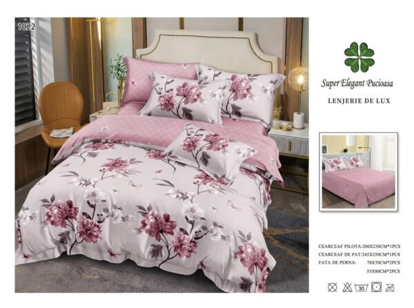 Lenjerie de Pat Finet 6 Piese – Confort Premium