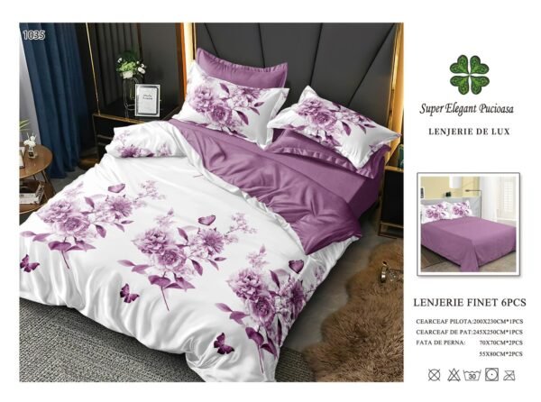 Lenjerie de Pat Finet 6 Piese – Confort Premium