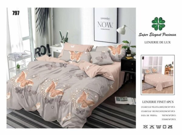 Lenjerie de Pat Finet 6 Piese – Confort Premium