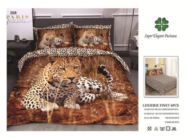 Lenjerie de Pat Finet 6 Piese – Confort Premium