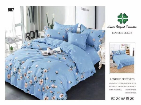 Lenjerie de Pat Finet 6 Piese – Confort Premium