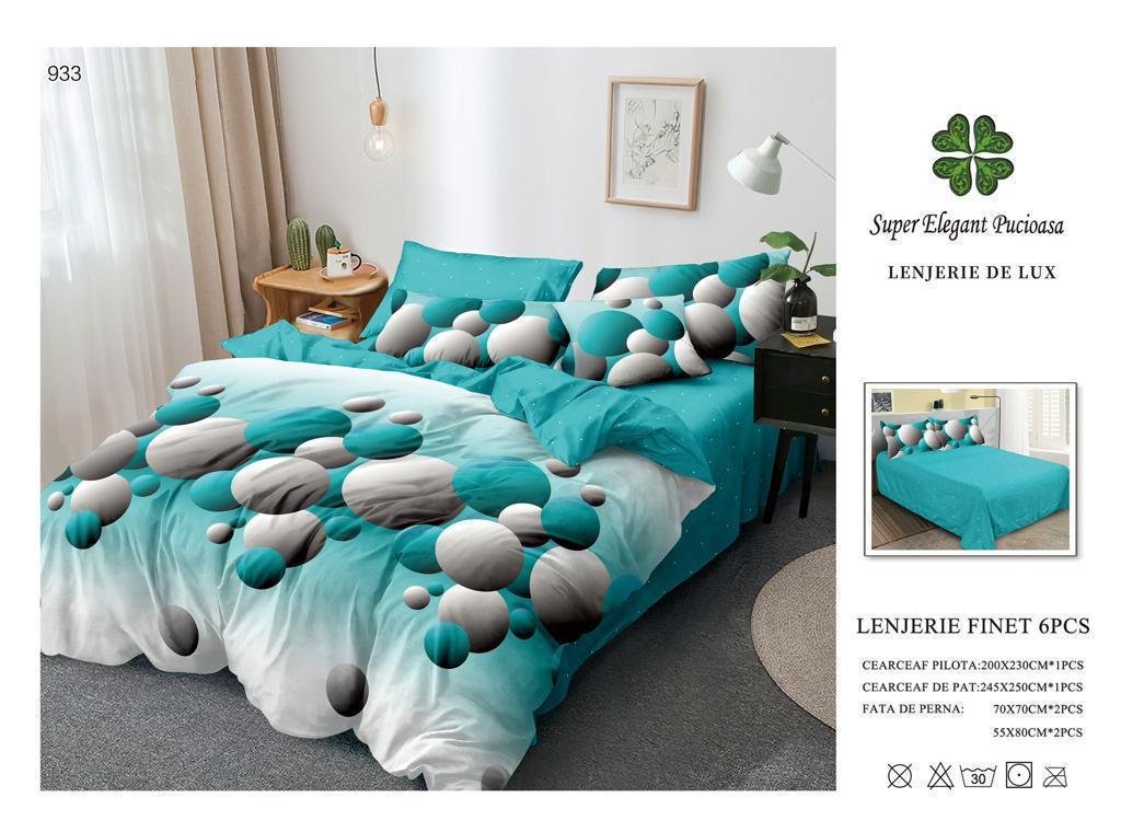 Lenjerie de Pat Finet 6 Piese – Confort Premium