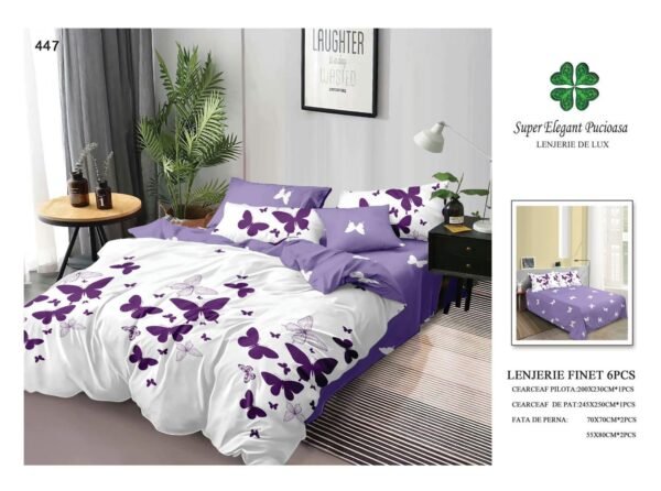 Lenjerie de Pat Finet 6 Piese – Confort Premium