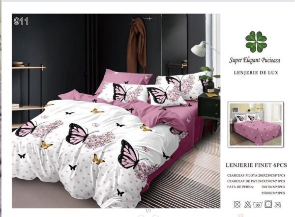 Lenjerie de Pat Finet 6 Piese – Confort Premium