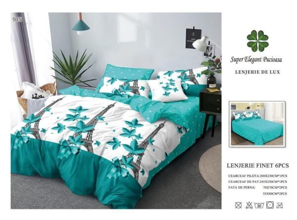 Lenjerie de Pat Finet 6 Piese – Confort Premium