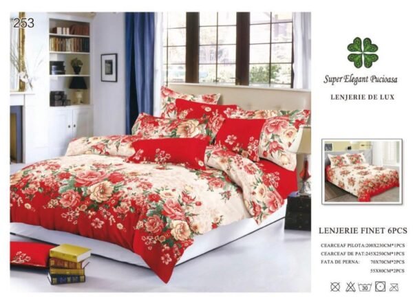 Lenjerie de Pat Finet 6 Piese – Confort Premium