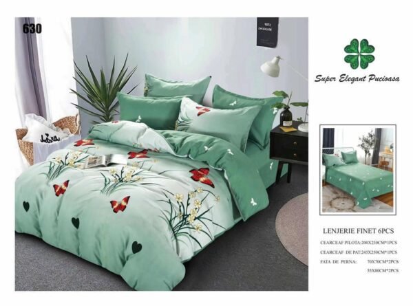 Lenjerie de Pat Finet 6 Piese – Confort Premium