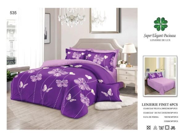 Lenjerie de Pat Finet 6 Piese – Confort Premium