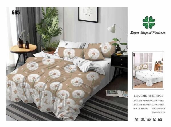 Lenjerie de Pat Finet 6 Piese – Confort Premium