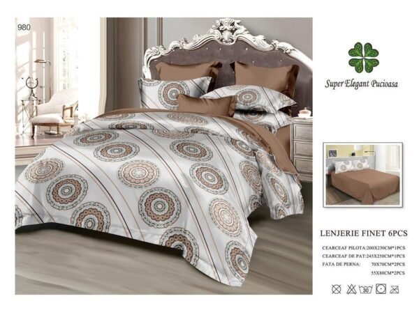 Lenjerie de Pat Finet 6 Piese – Confort Premium