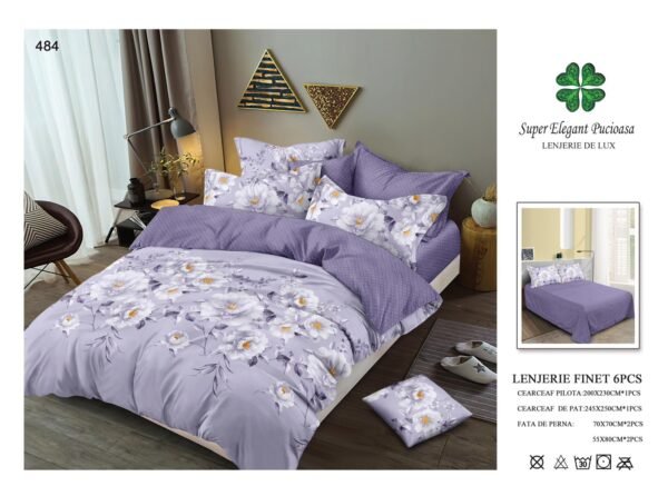 Lenjerie de Pat Finet 6 Piese – Confort Premium