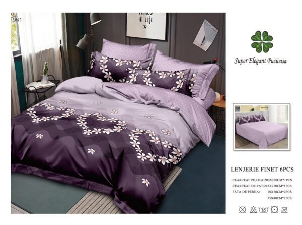 Lenjerie de Pat Finet 6 Piese – Confort Premium