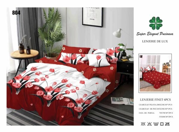 Lenjerie de Pat Finet 6 Piese – Confort Premium
